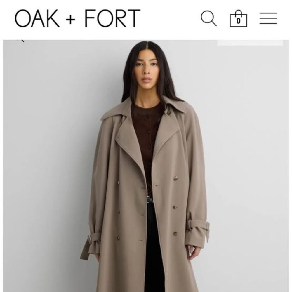 New Oak & Fort Trenchcoat (S)